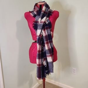 Madewell Scarf plaid soft merino wool